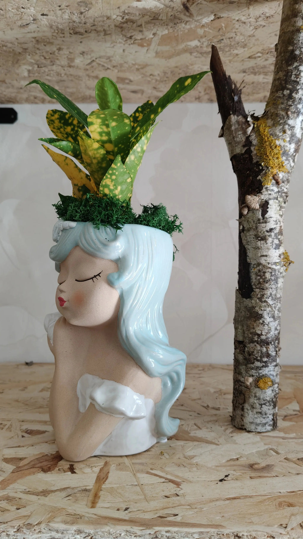 Portapiante Decorativo “Anime Marine” – Perla e Conchiglia Planteon