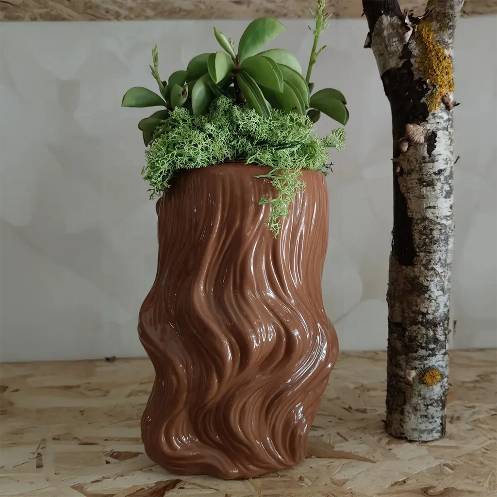 Portapiante Decorativo “Anime Marine” – Perla e Conchiglia Planteon