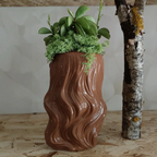 Portapiante Decorativo “Anime Marine” – Perla e Conchiglia Planteon