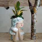 Portapiante Decorativo “Anime Marine” – Perla e Conchiglia Planteon