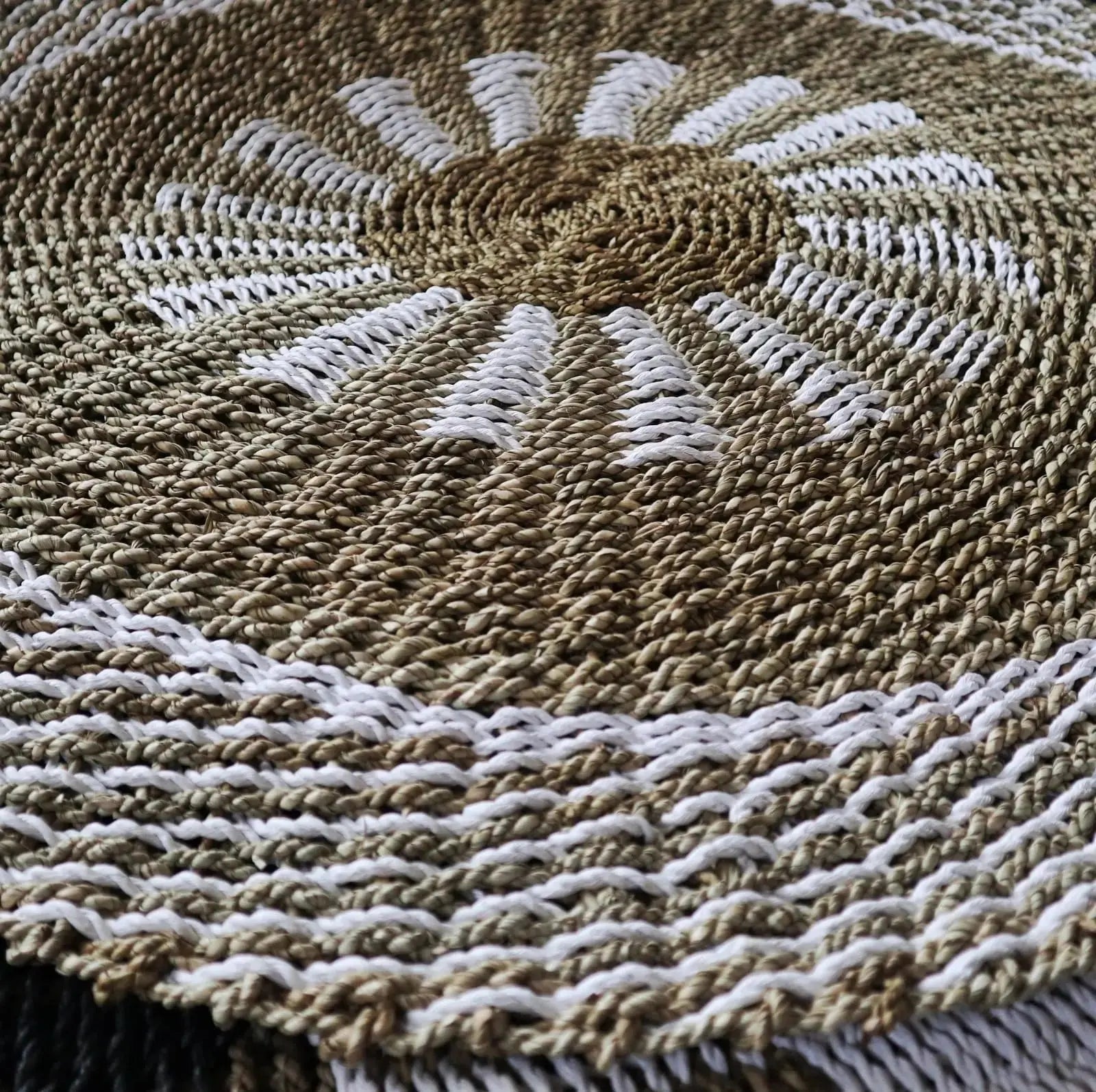 tappeto boho dettaglio vicino