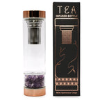bottiglia infusore ametista
