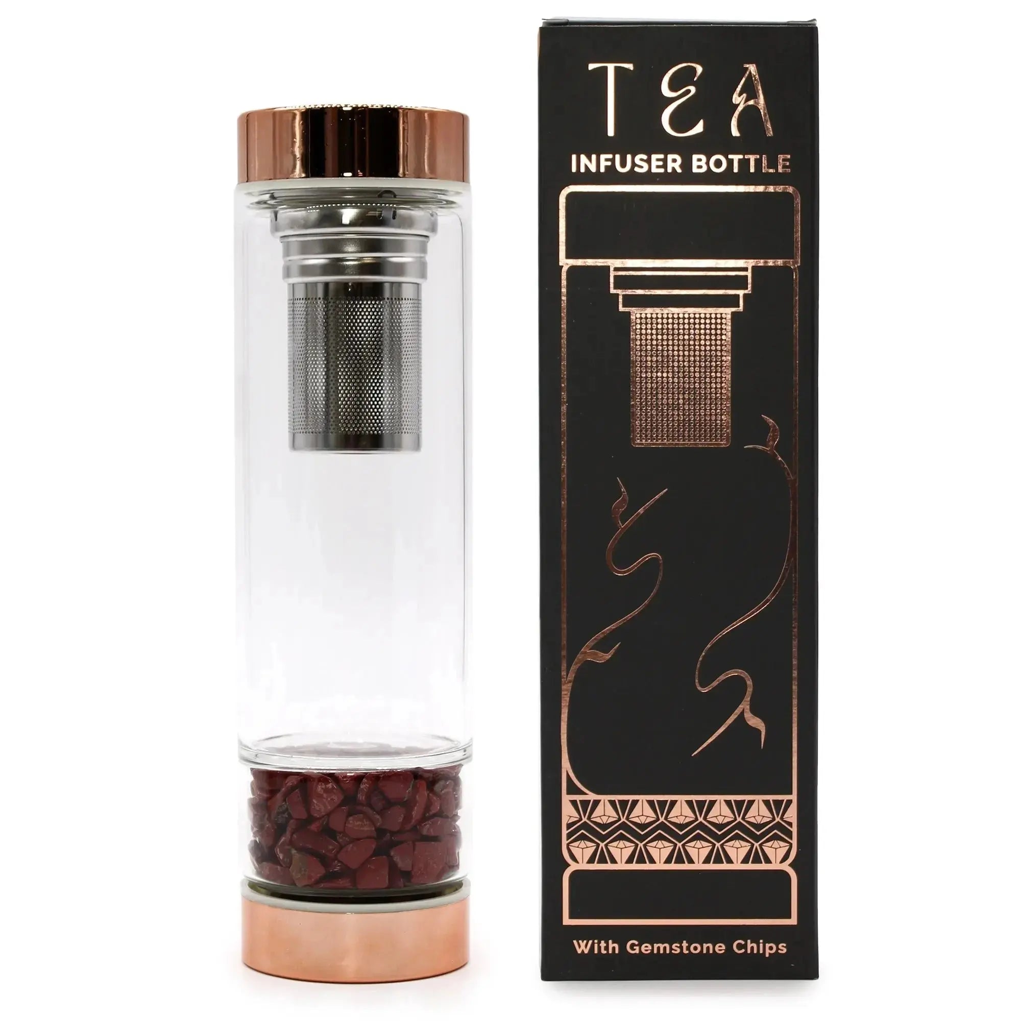 bottiglia infusore rosso