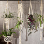 Porta Piante in Macramè - Doppio supporto - Planteon