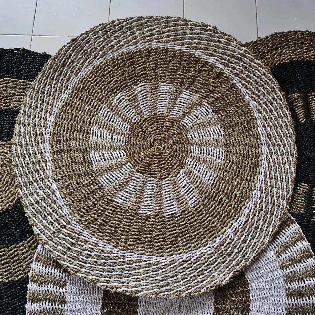 tappeti bianco nero