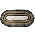 tappeto nero bianco e naturale