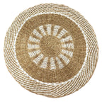 tappeto bianco naturale boho