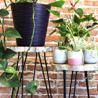 tavolini in legno e ferro contesto